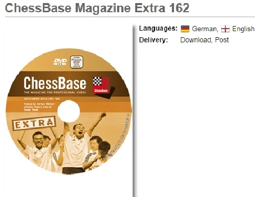 دانلود دی وی دی کامل مجله شطرنج  ChessBase Magazine Extra 162