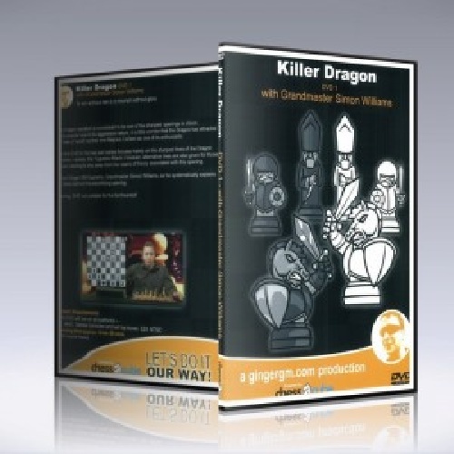 فیلم آموزشی شطرنج سیسیلی دراگون جلد KILLER DRAGON WITH GM SIMON WILLIAMS-VOL 1
