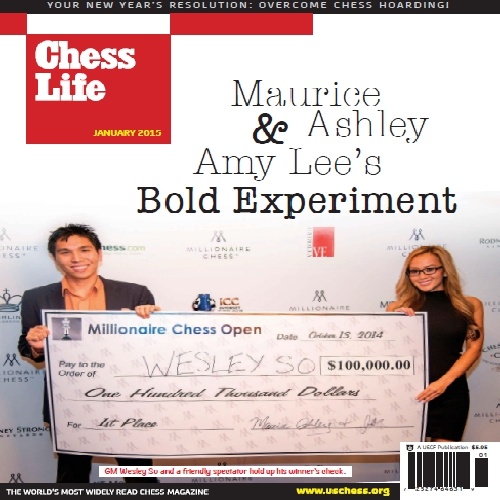 مجله معتبر شطرنج Chess Life January 2015