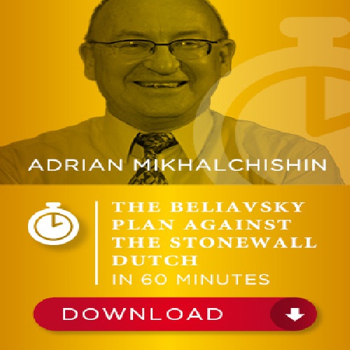 فیلم طرح بیلیاوسکی در برار دفاع هلندی سیستم استون وال The Beliavsky Plan against the Stonewall Dutch نسخه MP4