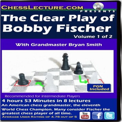 بازی های آموزنده بازی فیشر جلد یک و دو The Clear Play of Bobby Fischer 