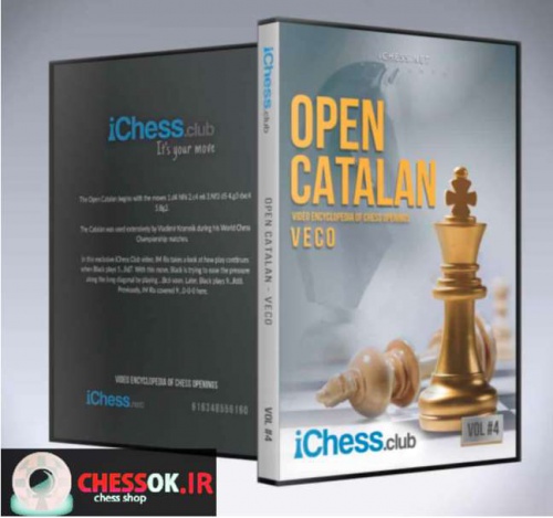 فیلم استادی درشروع بازی کاتالان باز (طرح سیاه) با تدریس رابرت ریس -  The Open Catalan  IM Robert Ris