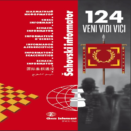دانلود کتاب ارزشمند شطرنج اینفور ماتور 124، CHESS INFORMANT 124 VENI VIDI VICI