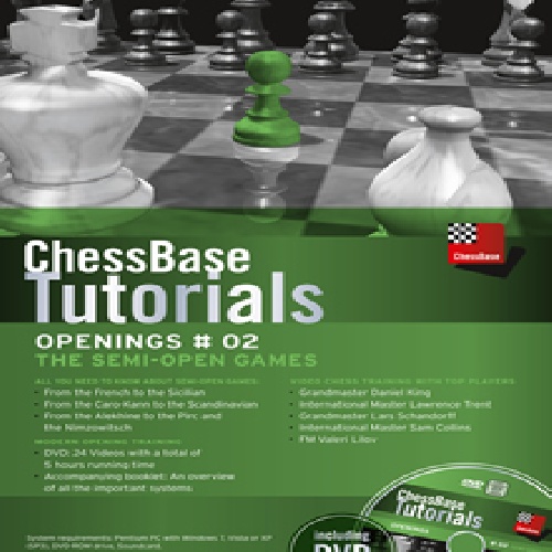 فیلم شطرنج آموزش  گشایش های نیمه باز   , ChessBase Tutorials Openings # 02: The Semi-Open Games