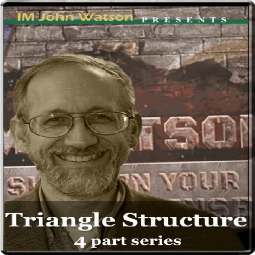 فیلم آموزش سری جدید ساختارمثلث دردفاع نیمه اسلاو برای سیاه  ( THE TRIANGLE STRUCTURE IN THE SEMI-SLAV (4 PART SERIES