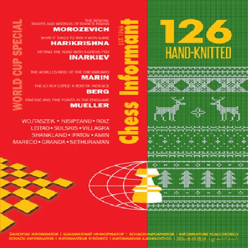دانلود اینفور ماتور شطرنج 126 اورجینال Chess Informant 126 Hand-Knitted; Book and/or CD 
