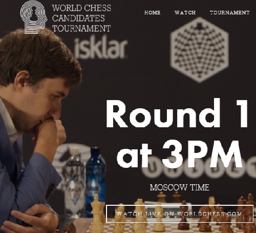 فیلم مسابقات  کاندیداتوری شطرنج جهان با تفسیراستادان بزرگ دور اول Moscow Candidates 2016 - Round 1