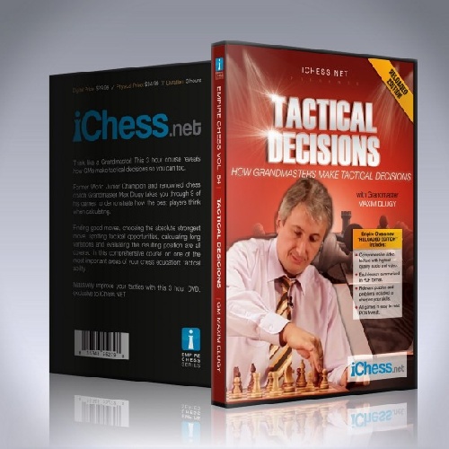 تصمیم گیری های تاکتیکی-همانند استاد بزرگ فکر کنید Tactical Decisions - GM Maxim Dlugy