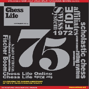 مجله معتبر شطرنج لایف سپتامبر Chess Life September 2014