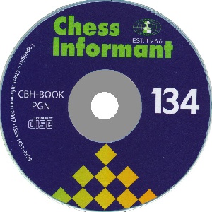 اینفور ماتور شطرنج 134 نسخه اورجینال نصبی همراه با سریال نامبر اورجینالChess Informant - ISSUE 134 on CD