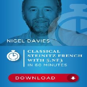  فیلم دفاع فرانسه واریانت کلاسیک سیستم اشتانیتزباClassical Steinitz French With 5.Nf3